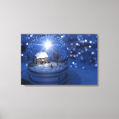Starlight Globe Christmas Canvas Print Leinwanddruck (Vorderseite)
