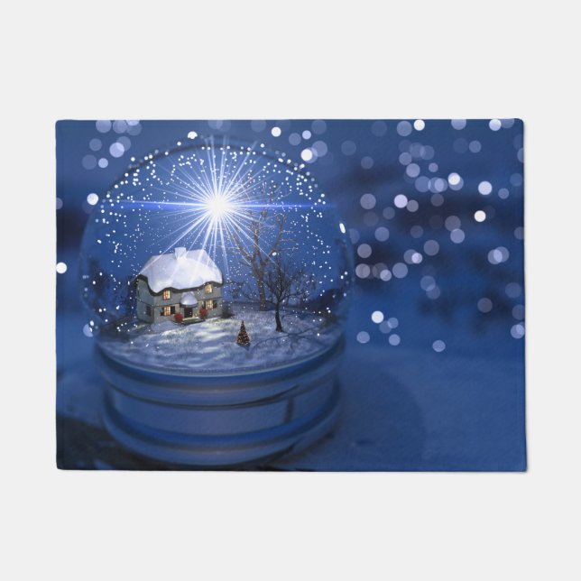 Starlight Globe Christmas Doormat Fußmatte (Vorderseite)