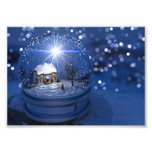 Starlight Globe Foto Print