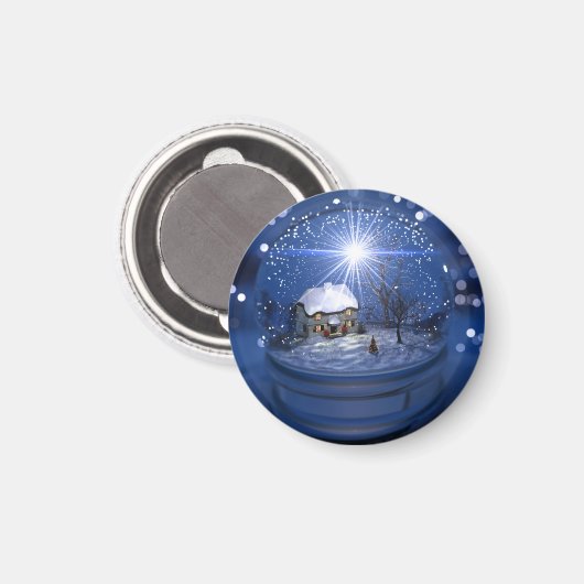 Starlight Globe Magnet (Vorderseite/Rückseite)