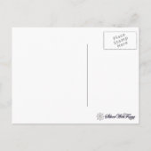 Starlight Globe Weihnachtskarte Feiertagspostkarte (Rückseite)