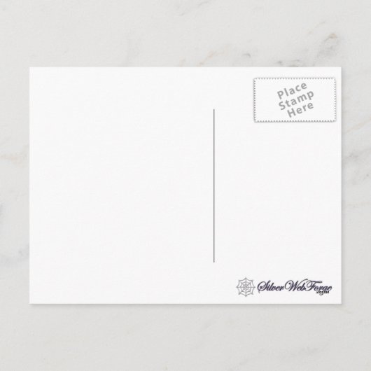 Starlight Globe Weihnachtskarte Feiertagspostkarte (Rückseite)