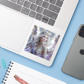 Starlight Grace - Celestial Princess of Dawn Aufkleber (Laptop mit iPhone)