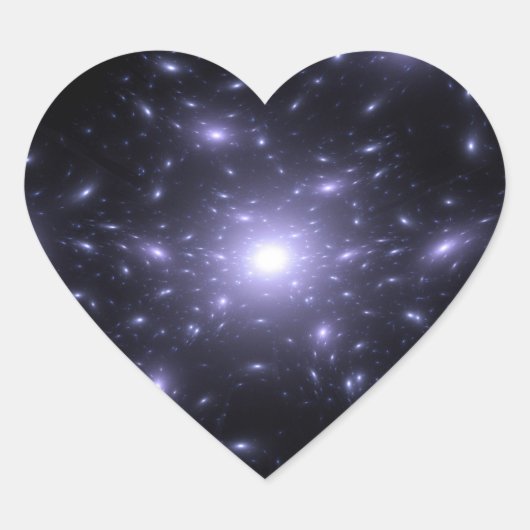 Starlight Herz-Aufkleber (Vorderseite)