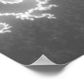 Starlight in Schwarz und Weiß Poster (Ecke)