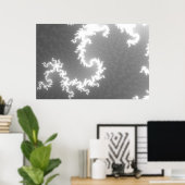 Starlight in Schwarz und Weiß Poster (Heimbüro)