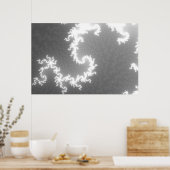 Starlight in Schwarz und Weiß Poster (Küche)