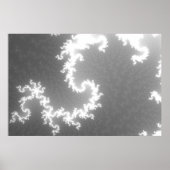 Starlight in Schwarz und Weiß Poster (Vorne)