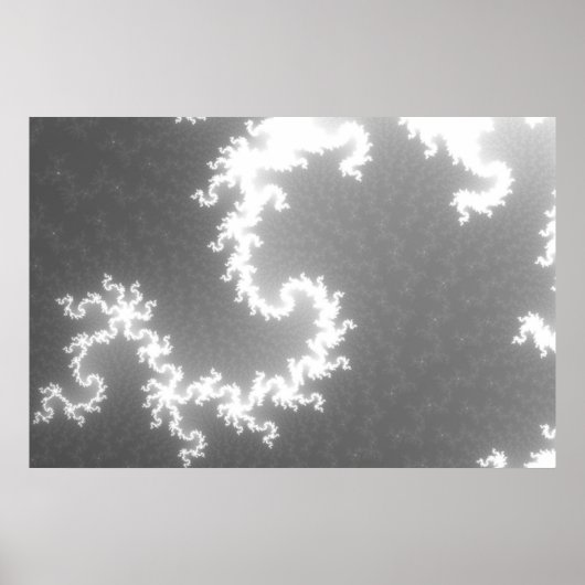 Starlight in Schwarz und Weiß Poster (Vorne)