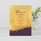 Starlight-Klassen-Wiedersehen-Einladungen Einladung (Stehend Vorderseite)