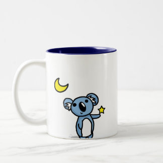 Starlight-Koala - Blau Zweifarbige Tasse