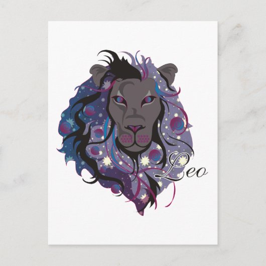 Starlight Leo Postkarten (Vorderseite)