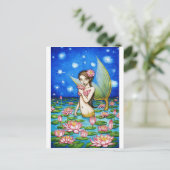 Starlight Lily Mermaid Postkarte (Stehend Vorderseite)