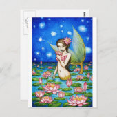 Starlight Lily Mermaid Postkarte (Vorne/Hinten)