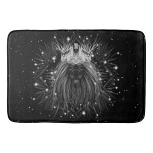 Starlight Lion mit Crosstramm Badematte