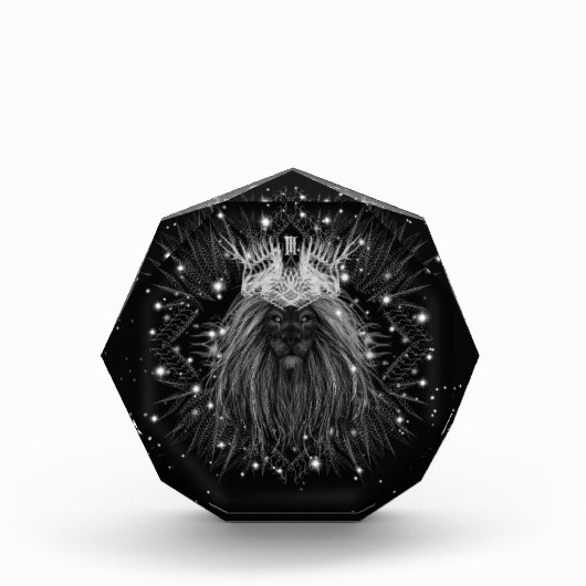 Starlight Lion mit Crosstramm Fotoblock (Vorderseite)