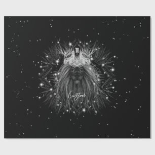 Starlight Lion mit Crosstramm Geschenkpapier