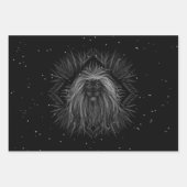 Starlight Lion mit Crosstramm Geschenkpapier Set (Vorderseite 2)