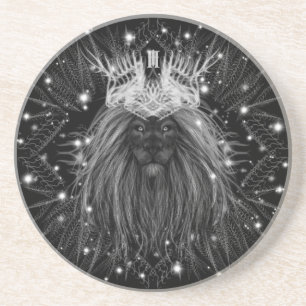 Starlight Lion mit Crosstramm Getränkeuntersetzer