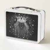 Starlight Lion mit Crosstramm Metall Brotdose (Rückseite)