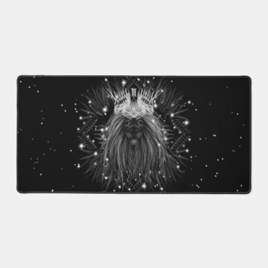 Starlight Lion mit Crosstramm Schreibtischunterlage (Vorderseite)