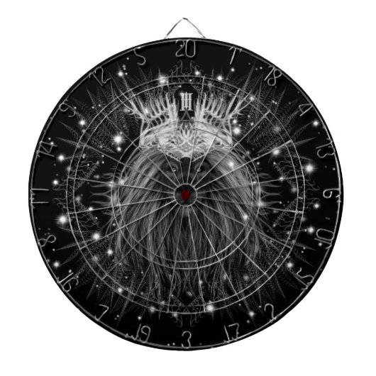 Starlight Lion mit Crosstramm-Schwarz Dartscheibe (vorne)