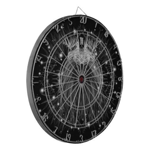 Starlight Lion mit Crosstramm-Schwarz Dartscheibe (Vorderseite Links)