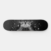 Starlight Lion mit Crosstramm-Schwarz Skateboard (Horizontal)