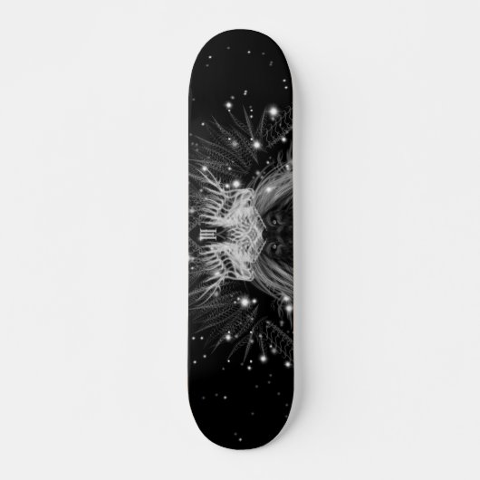 Starlight Lion mit Crosstramm-Schwarz Skateboard (Vorne)