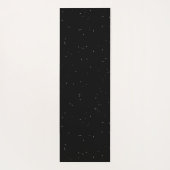 Starlight Lion mit Crosstramm-Schwarz Yogamatte (Rückseite)