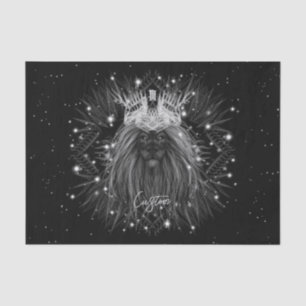 Starlight Lion mit Crosstramm Seidenpapier