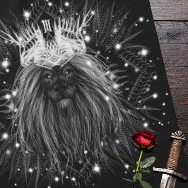 Starlight Lion mit Crosstramm Tischdecke