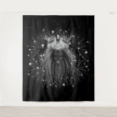 Starlight Lion mit Crosstramm Wandteppich (Vorderseite)