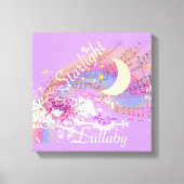 Starlight Lullaby Color Splash Stretched Leinwand (Vorderseite)