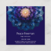 Starlight Mandala Quadratische Visitenkarte (Vorderseite)