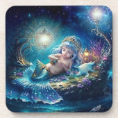 Starlight Mermaid: Getränkeuntersetzer (Vorderseite)