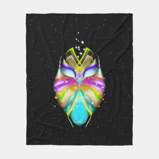 Starlight Oracle Owl Fleecedecke (Vorderseite)