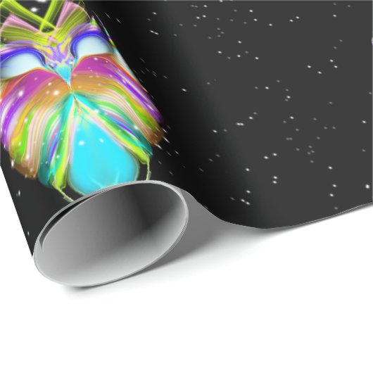 Starlight Oracle Owl Geschenkpapier (Rolleneckpunkt)