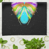 Starlight Oracle Owl Geschirrtuch (Gefaltet)