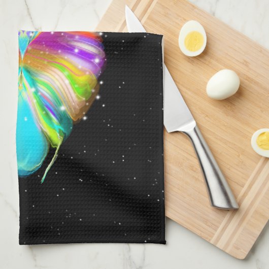 Starlight Oracle Owl Geschirrtuch (Viertel Falte)