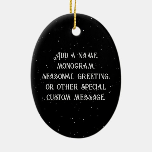 Starlight Oracle Owl Keramik Ornament (Hinten)