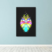 Starlight Oracle Owl Leinwanddruck (Insitu (Holzboden))