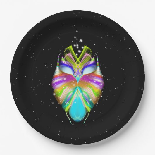 Starlight Oracle Owl Pappteller (Vorderseite)