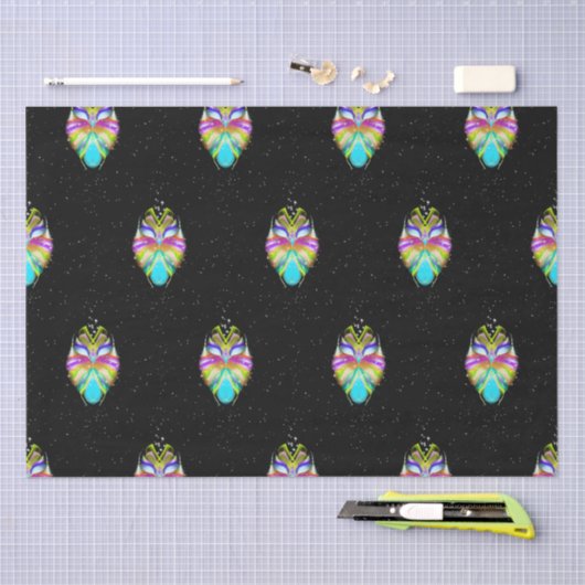 Starlight Oracle Owl Seidenpapier (Handwerk)