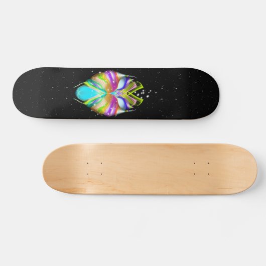 Starlight Oracle Owl Skateboard (Horizontal)