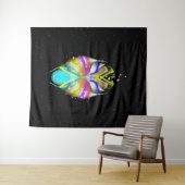 Starlight Oracle Owl Wandteppich (Beispiel (Horizontal))