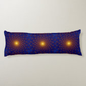 Starlight Pattern Mitternachtsblauer Kissen (Rückseite)