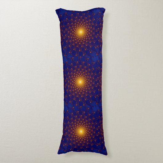 Starlight Pattern Mitternachtsblauer Kissen (Vorderseite Vertikal)