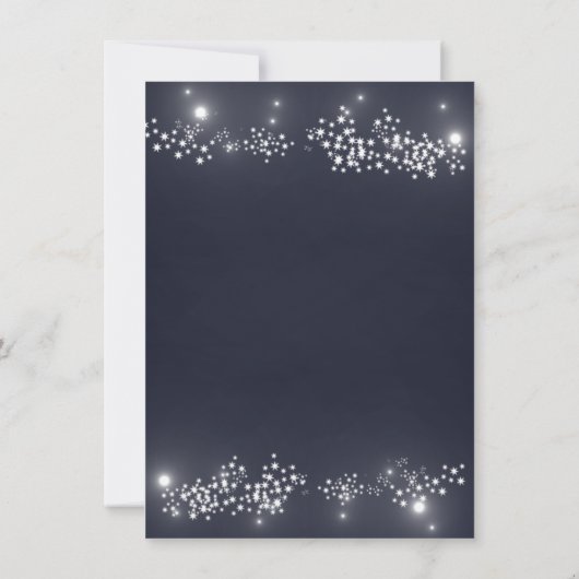 Starlight Probe Dinner Einladung (Rückseite)