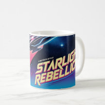 Starlight Rebellion Retro Pop Culture Kaffeetasse